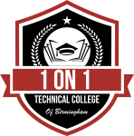 1 on 1 Technical College logo