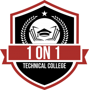 1 on 1 Technical College logo