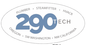 UA Local 290 logo