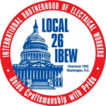 IBEW Local Union 26 logo