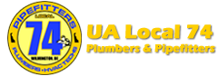 UA Local 74 logo