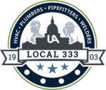 UA Local 333 Plumbers, Pipefitters, HVAC Mechanics logo