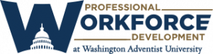 Pofessional Workforce Development at Washington Adventist University logo