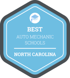 Best Auto Mechanic Schools in North Carolina Badge
