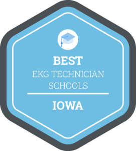 Best EKG Technician Schools in Iowa Badge