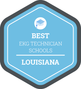 Best EKG Technician Schools in Louisiana Badge