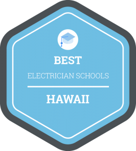 Best Electrician Schools in Hawaii Badge
