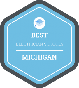 Best Electrician Schools in Michigan Badge