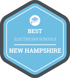 Best Electrician Schools in New Hampshire Badge