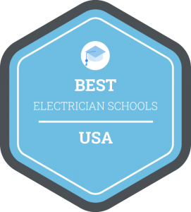 Best trade schools in Electrician badge