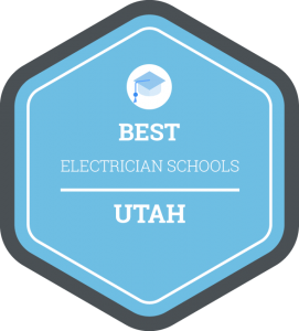 Best Electrician Schools in Utah Badge
