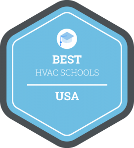 Best trade schools in HVAC badge