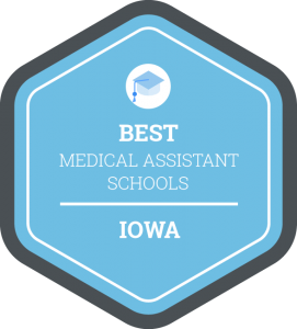 Best Medical Assistant Schools in Iowa Badge