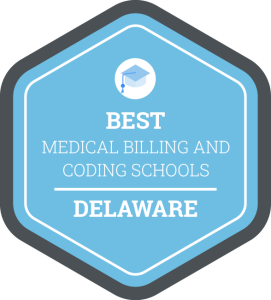 Best Medical Billing and Coding Schools in Delaware Badge