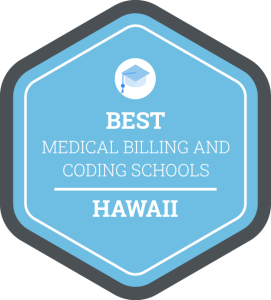 Best Medical Billing and Coding Schools in Hawaii Badge