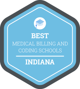 Best Medical Billing and Coding Schools in Indiana Badge