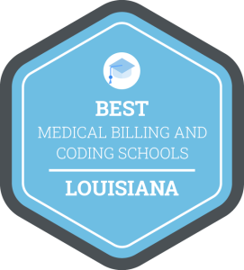 Best Medical Billing and Coding Schools in Louisiana Badge
