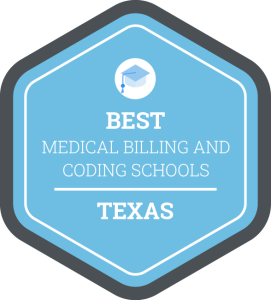 Best Medical Billing and Coding Schools in Texas Badge