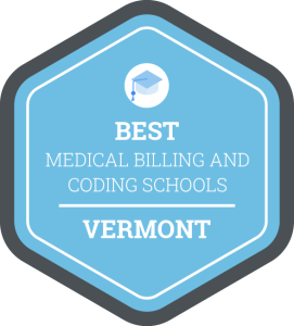 Best Medical Billing and Coding Schools in Vermont Badge