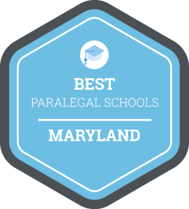 Best Paralegal Schools in Maryland Badge