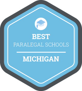 Best Paralegal Schools in Michigan Badge