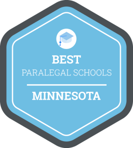 Best Paralegal Schools in Minnesota Badge