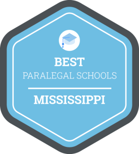 Best Paralegal Schools in Mississippi Badge