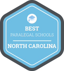 Best Paralegal Schools in North Carolina Badge
