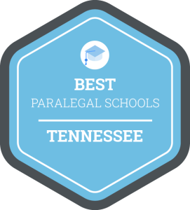 Best Paralegal Schools in Tennessee Badge