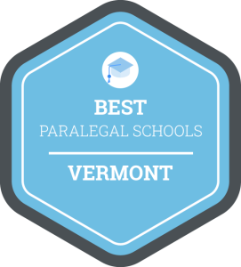 Best Paralegal Schools in Vermont Badge