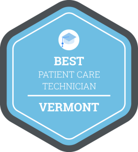 Best Patient Care Technician Schools in Vermont Badge