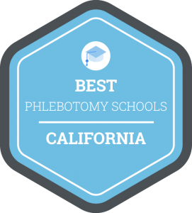 Best Phlebotomy Schools in California Badge