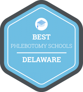 Best Phlebotomy Schools in Delaware Badge