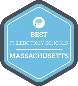 Best Phlebotomy Schools in Massachusetts Badge