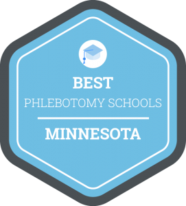 Best Phlebotomy Schools in Minnesota Badge