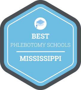 Best Phlebotomy Schools in Mississippi Badge