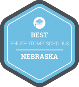 Best Phlebotomy Schools in Nebraska Badge