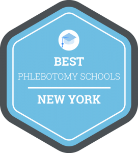 Best Phlebotomy Schools in New York Badge