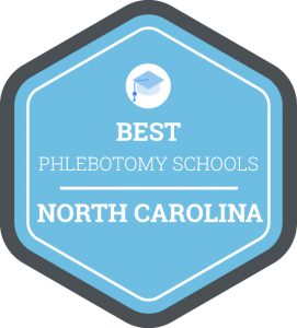 Best Phlebotomy Schools in North Carolina Badge