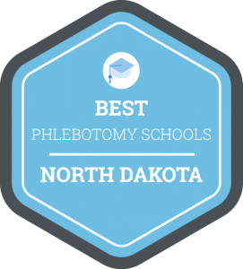 Best Phlebotomy Schools in North Dakota Badge