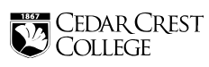 Cedar Crest College logo