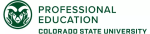 Professional Education Colorado State University logo