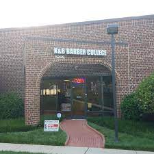 K & B Barber College logo
