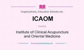 Institute of Clinical Acupuncture & Oriental Medicine logo