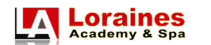 Loraines Academy & Spa logo