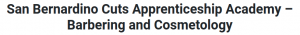 San Bernandino Cuts Apprenticeship Academy logo
