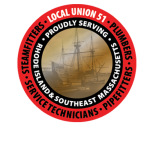 Plumbers and Pipefitters UA Local 51 logo