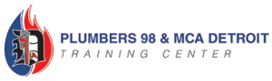 Plumbers 98 & MCA Detroit logo