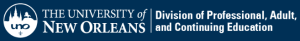 The University of New Orleans logo