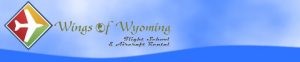 Wings of Wyoming Flight School logo